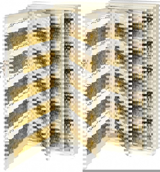 730 Keys, Almond Key Storage Cabinet